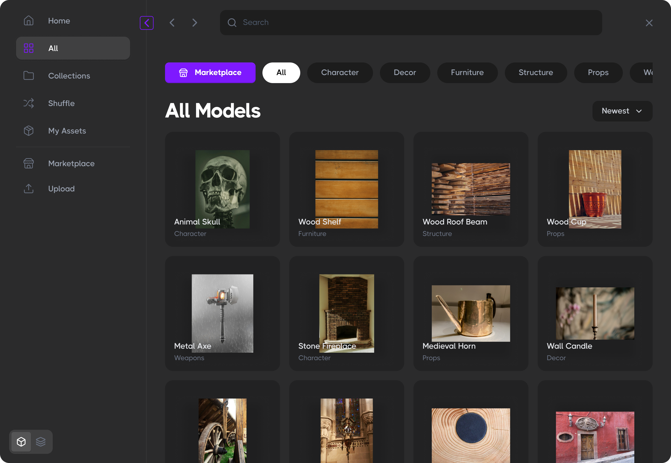 Asset library